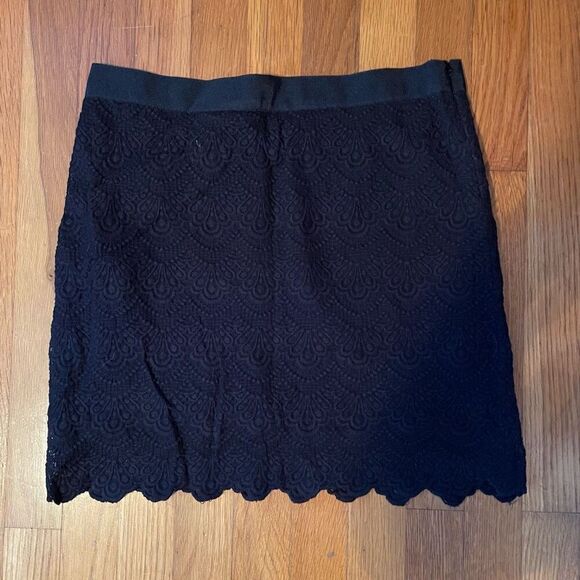 J CREW | black mini skirt 2 - Picture 1 of 4